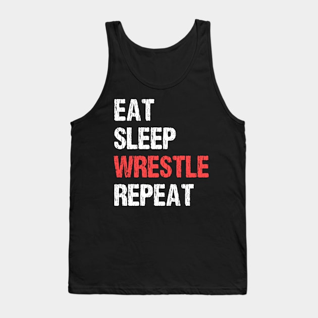 Funny wrestler quote Tank Top by Realfashion